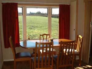 Dinning area with large dinning table